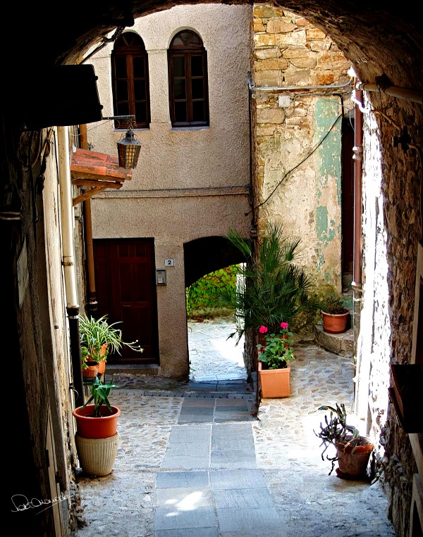 Seborga Arched Passage by Shadow and Form